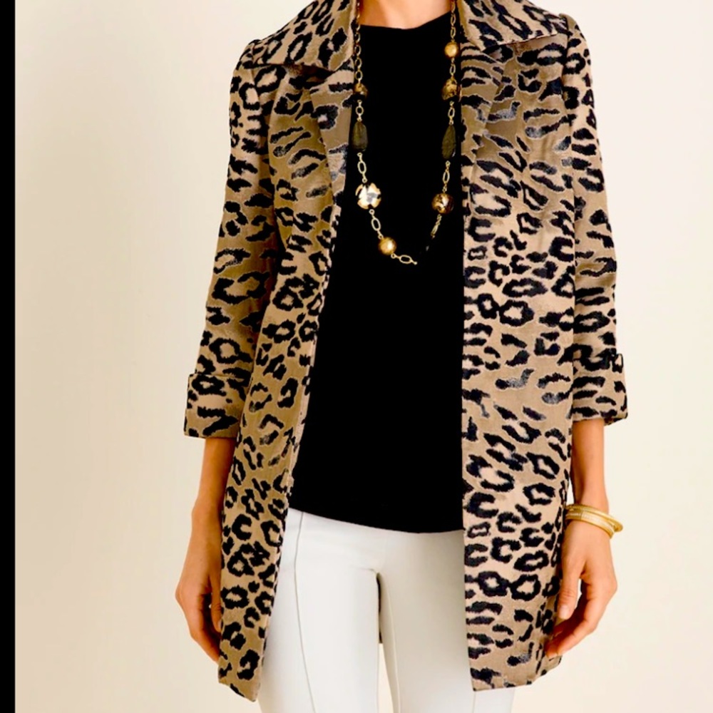Chico’s animal print jacket